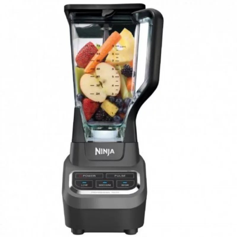Licuadora Ninja Bl610 Profesional 1000W 3 Vel Vaso Vidrio