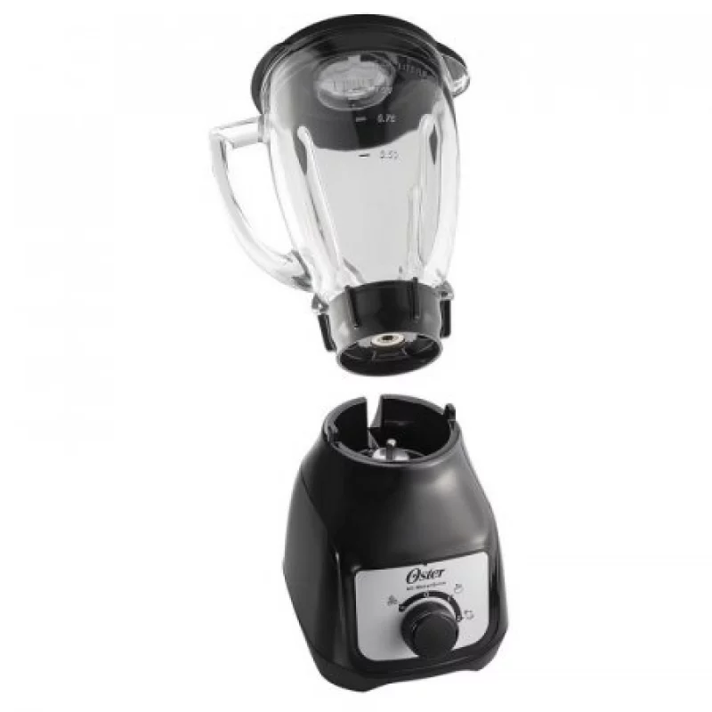 Licuadora Oster 550W 2 Vel + Pulso Vaso Vidrio 1.5 Lt Negra Perill