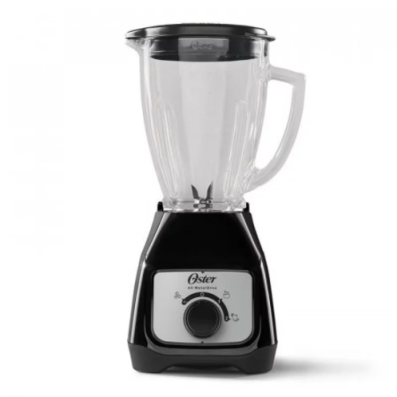 Licuadora Oster 550W 2 Vel + Pulso Vaso Vidrio 1.5 Lt Negra Perill