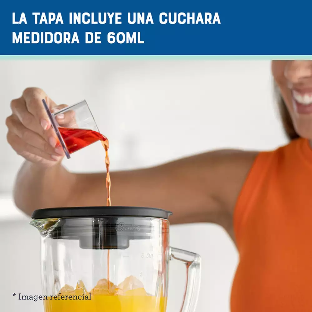 Licuadora Reversible Oster 3 Velocidades Negro 1.25 Lt 800 W 600