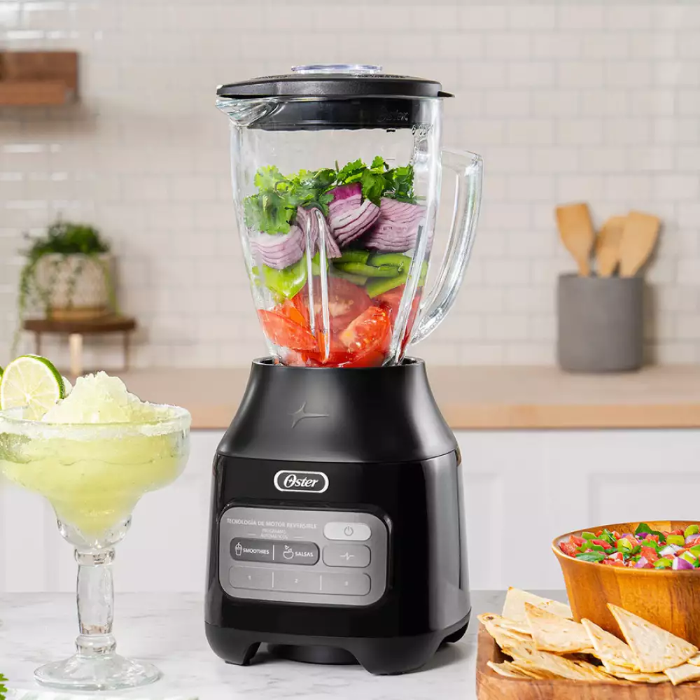 Licuadora Reversible Oster 3 Velocidades Negro 1.25 Lt 800 W 600