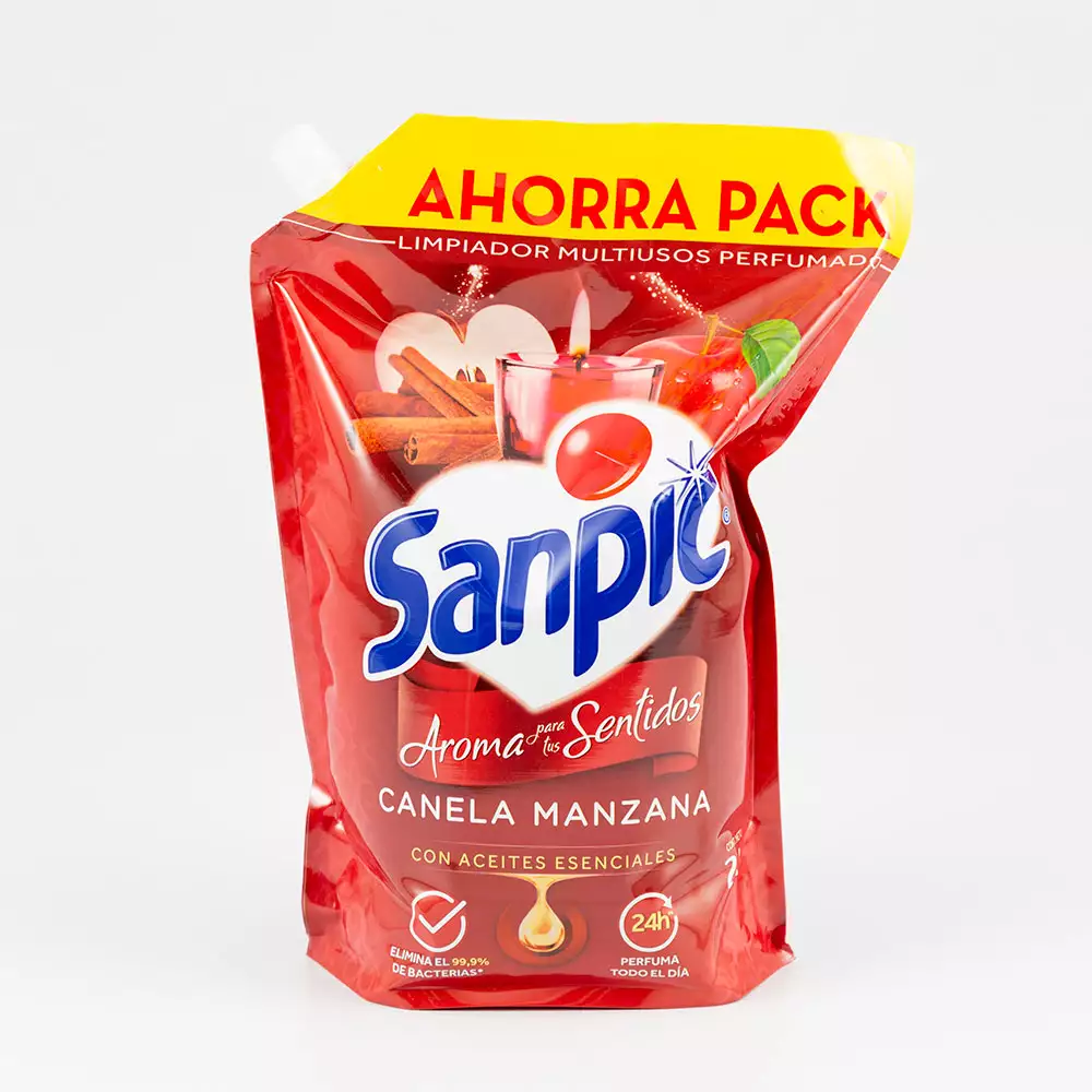 Limpia Pisos Sanpic 2 Lt Canela Manzana 3153284