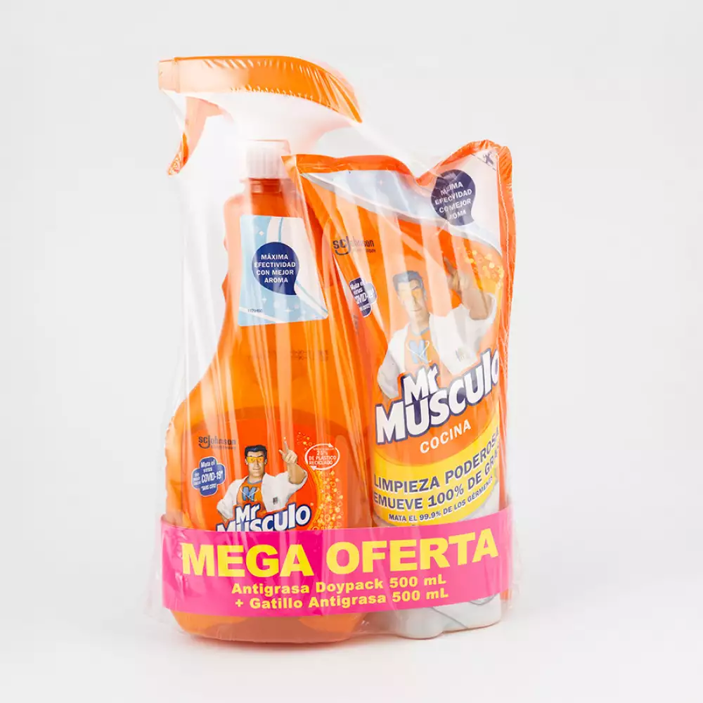 Limpiador Cocina Mr Musculo 679719 500Ml + Doypack 500 Ml