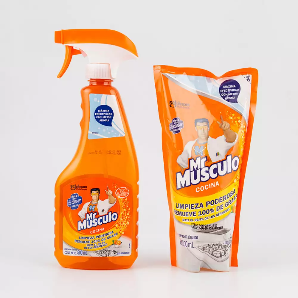 Limpiador Cocina Mr Musculo 679719 500Ml + Doypack 500 Ml