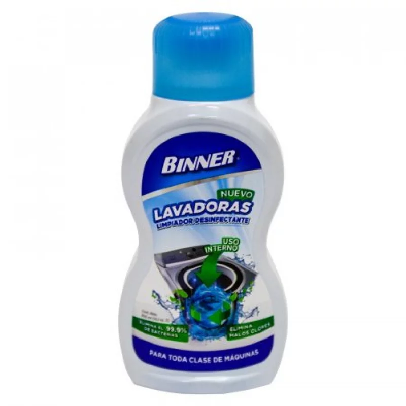 Limpiador De Lavadoras Binner Impecables Desinfectante 300 Ml - Home Sentry