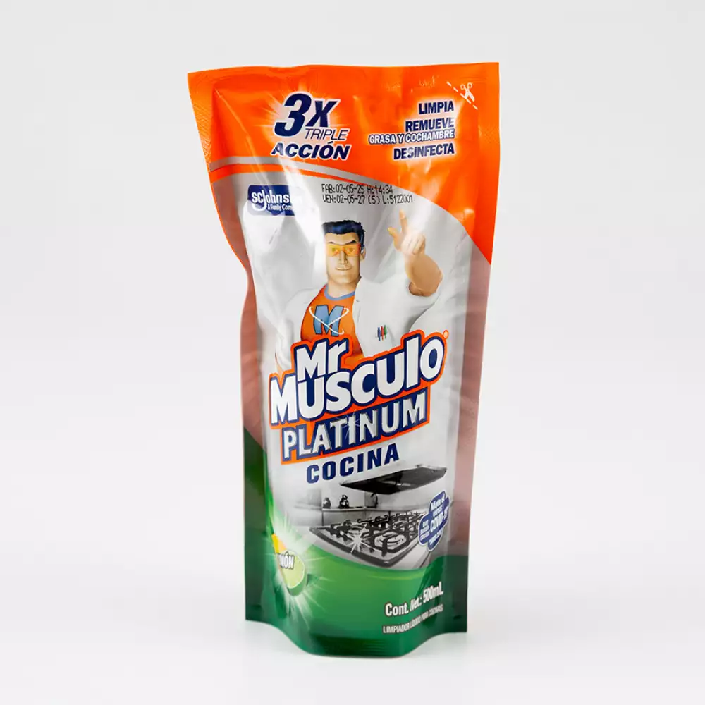 Limpiador Mr Musculo Multiusos 500 Ml 12 Ud Limon 369921