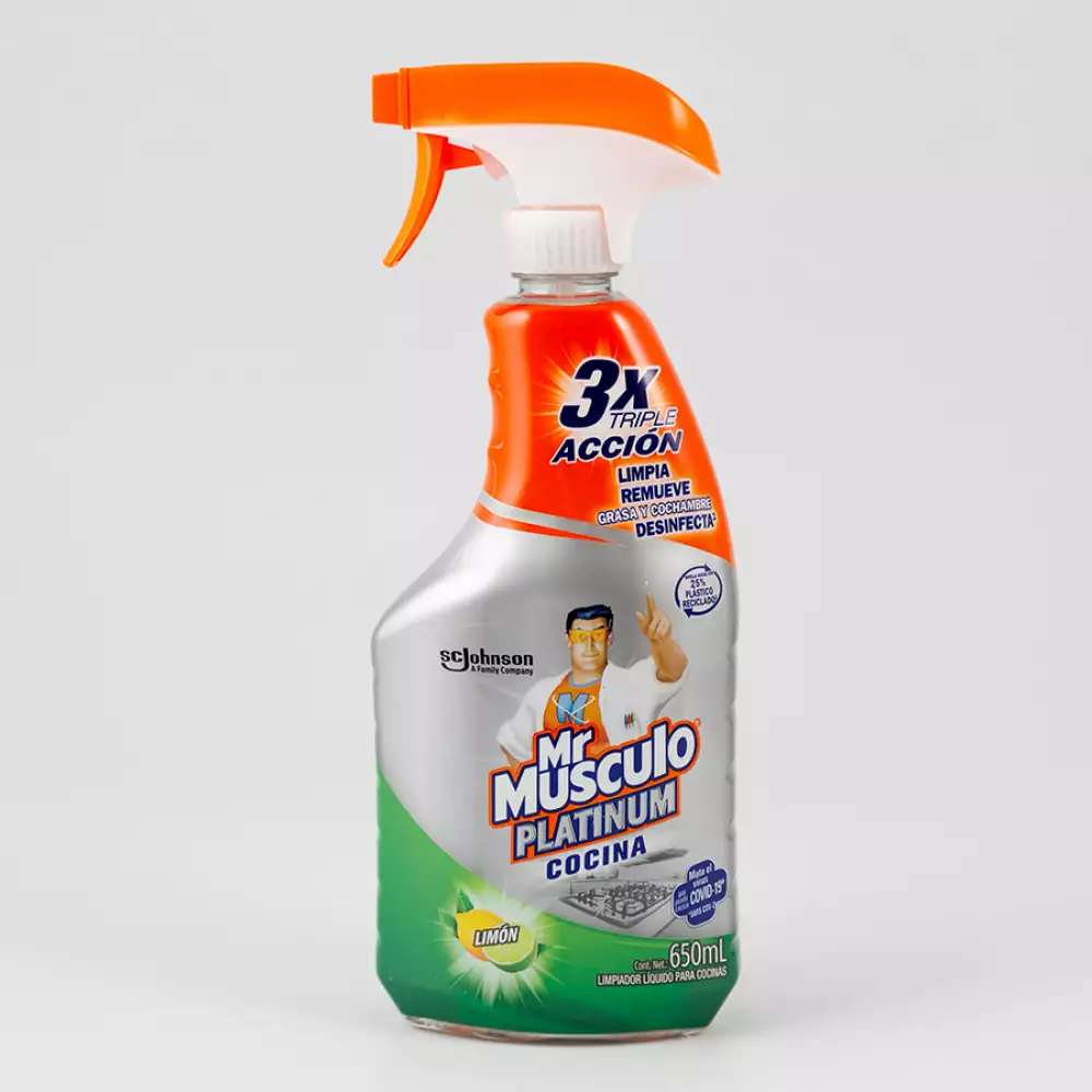 Limpiador Mr Musculo Multiusos 650 Ml 12 Ud Limon 379596