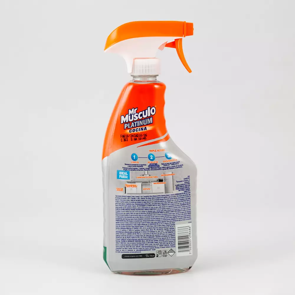 Limpiador Mr Musculo Multiusos 650 Ml 12 Ud Limon 379596