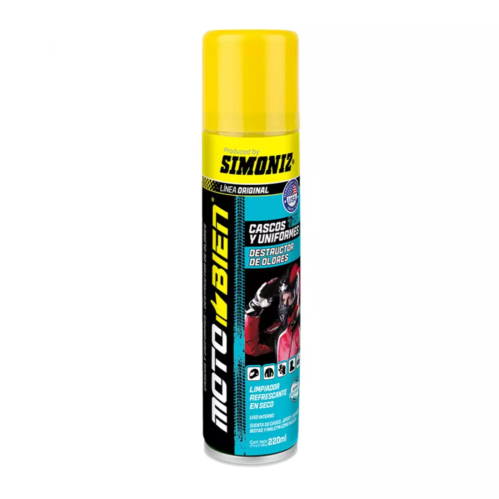 Limpiador Simoniz Desinfectante Cascos 220 Ml 200921