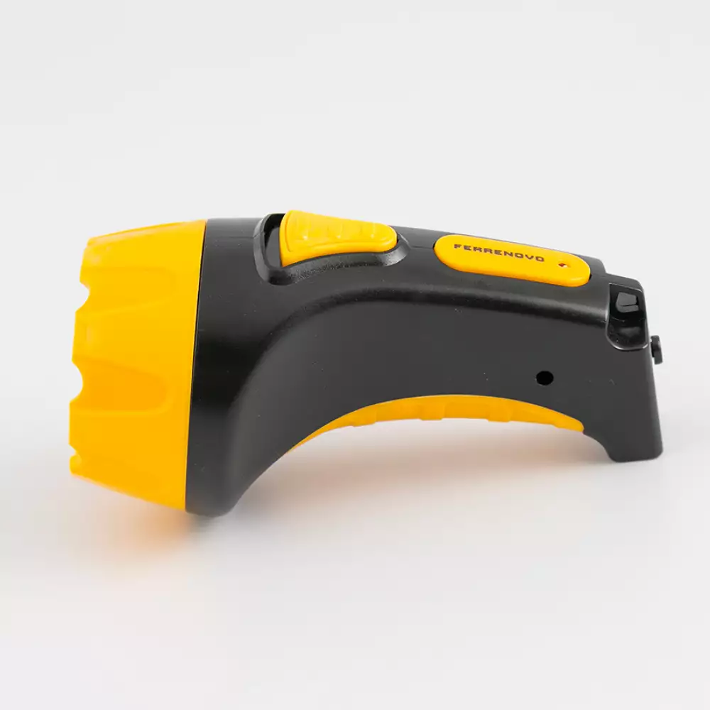 Linterna Recargable Con Agarre Ergonomico 1W Alcance De 40 Metros