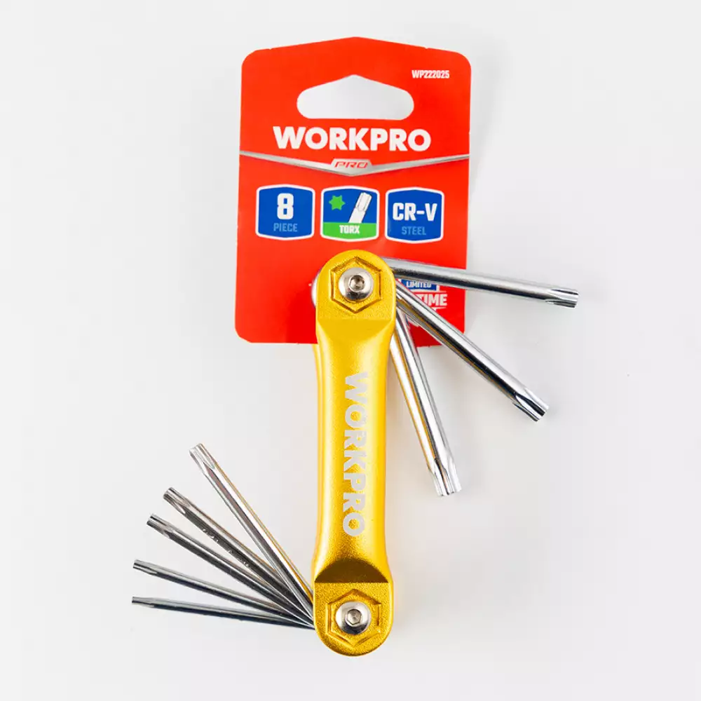 Llaves Torx Workpro Juego 8 Pz Metal Wp222025