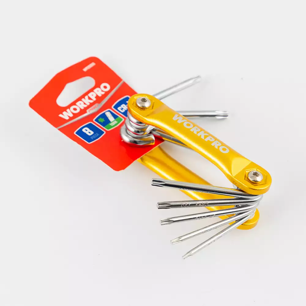 Llaves Torx Workpro Juego 8 Pz Metal Wp222025