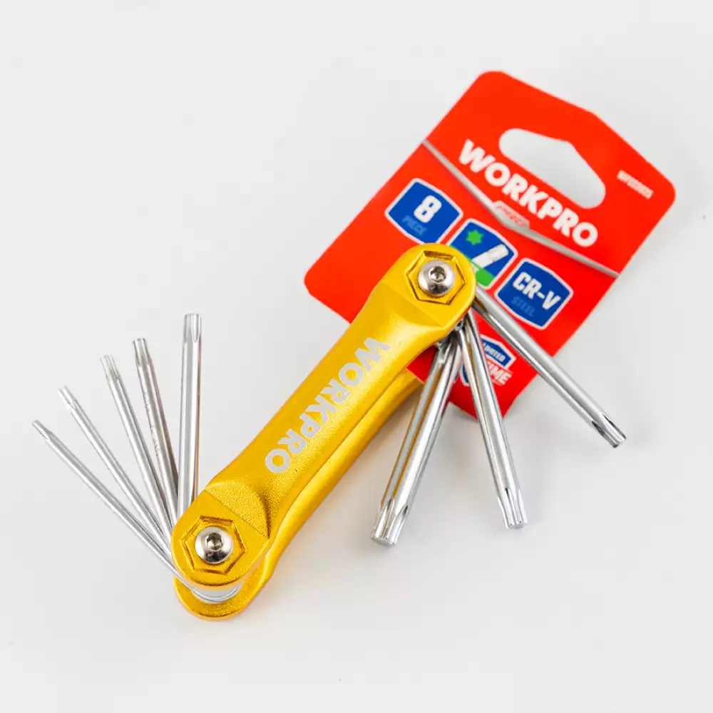 Llaves Torx Workpro Juego 8 Pz Metal Wp222025