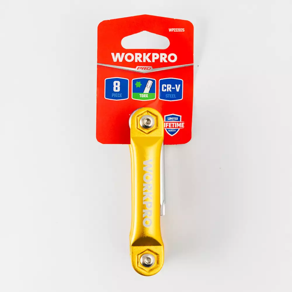 Llaves Torx Workpro Juego 8 Pz Metal Wp222025