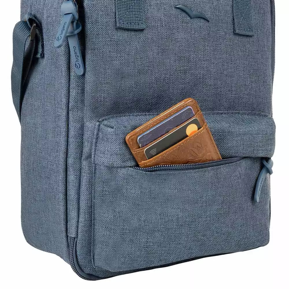 Lonchera Lugano Etern 20X28X14 Azul Poliester Xm202663