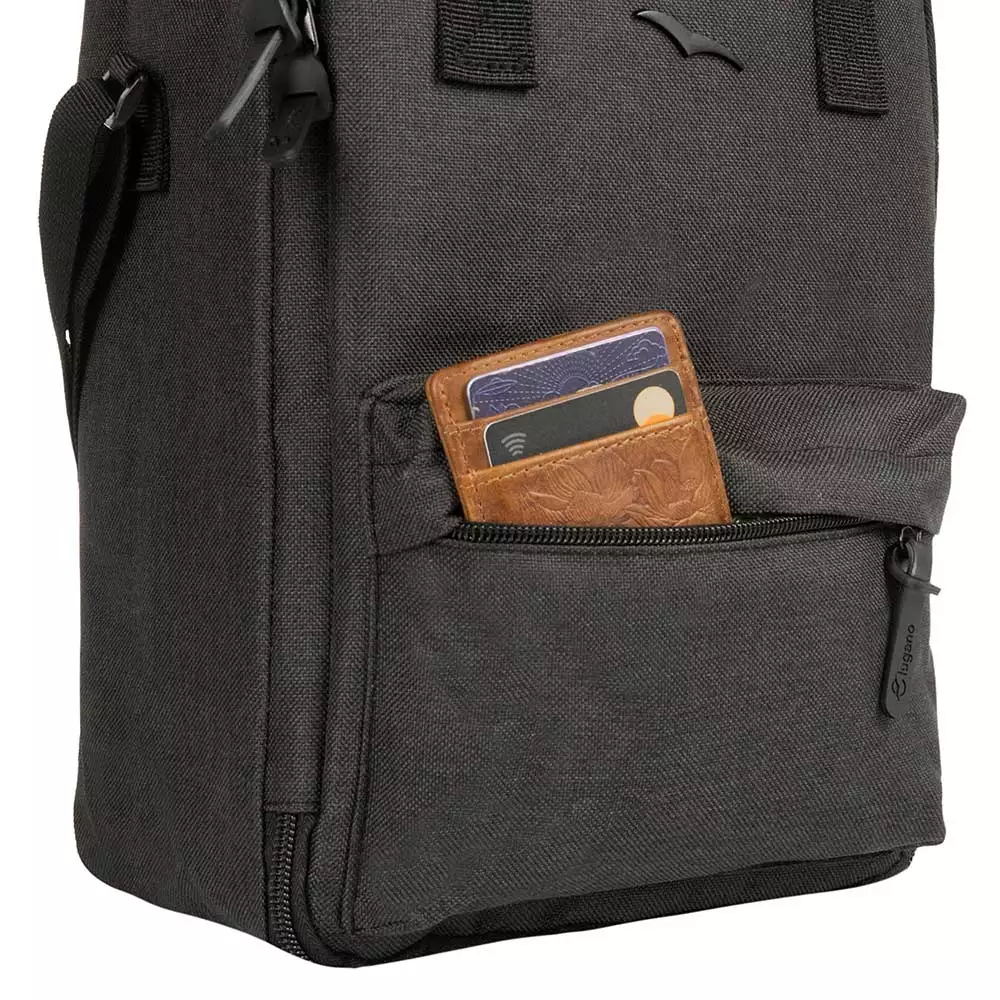 Lonchera Lugano Etern 20X28X14 Negro Poliester Xm202663