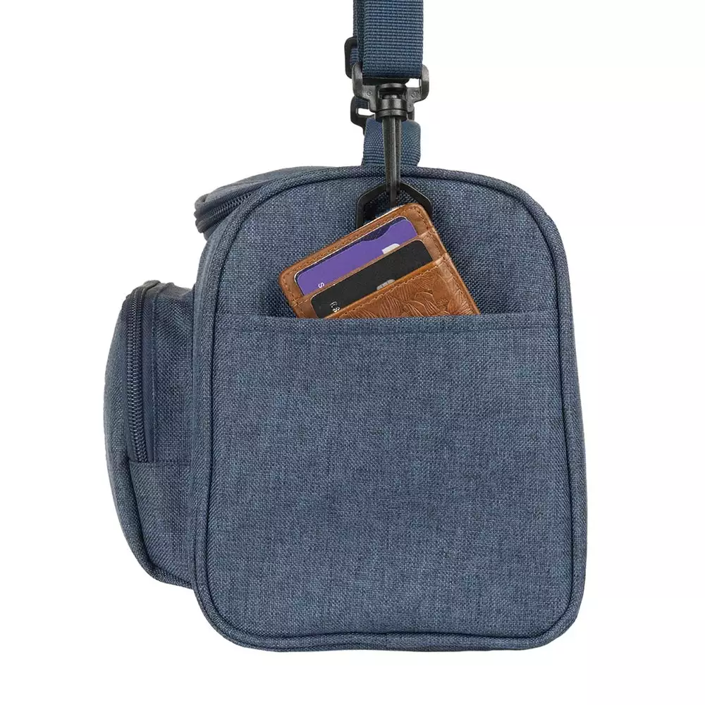 Lonchera Lugano Timeless 23X21X20 Azul Poliester    Xm202856