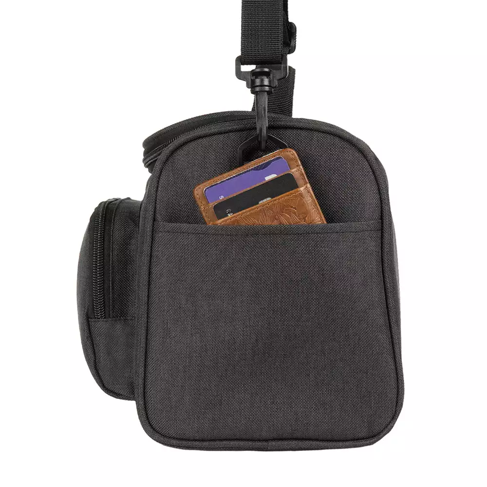 Lonchera Lugano Timeless 23X21X20 Negro Poliester Xm202856