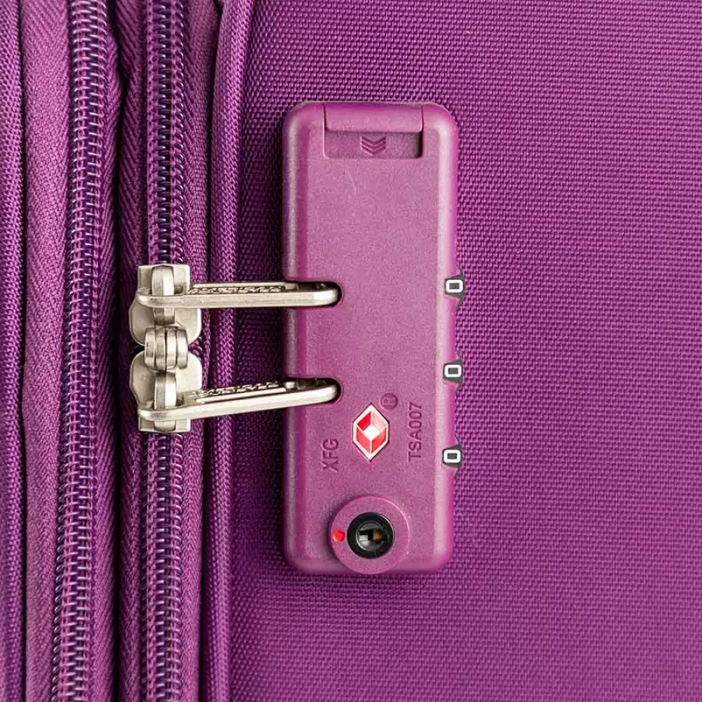 Maleta American Tourister 20 In 35X55X25Cm Morado Polipropileno