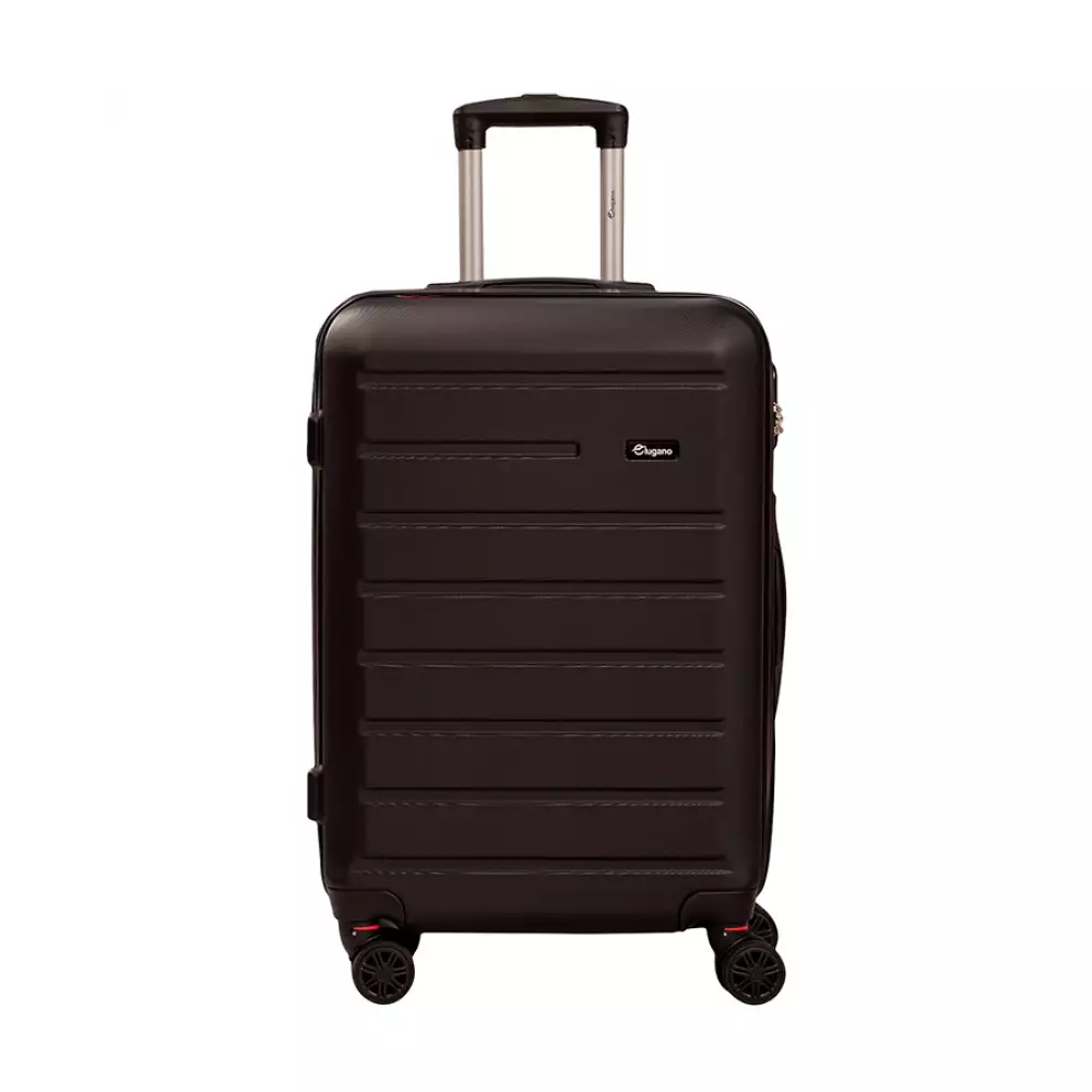 Maleta Lugano Bonucci 24 43X65X24Cm Negro Poliester At133-13
