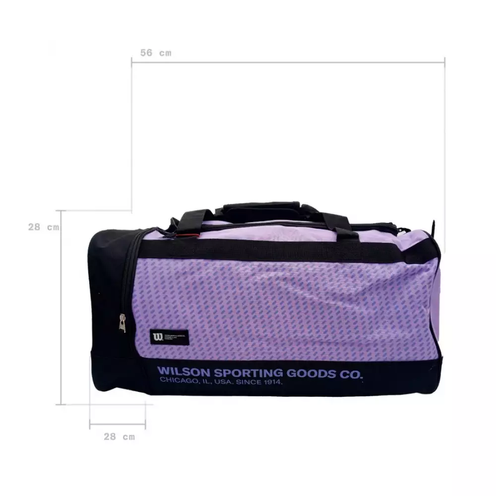Maletin Deportivo Wilson Birmingham 40 Lt 28X28X56Cm Lila Poliester