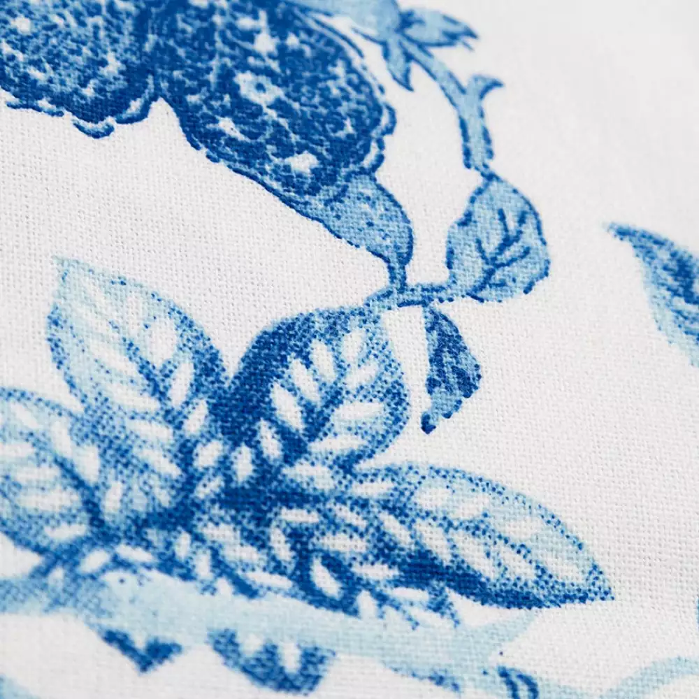 Mantel Expressions Flora 180X260Cm Azul Algodon Ri-24011623C