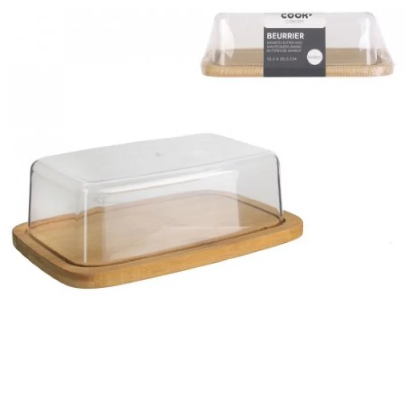 Mantequillera Cook Concept Plástica Con Base En Bambú Ka2140