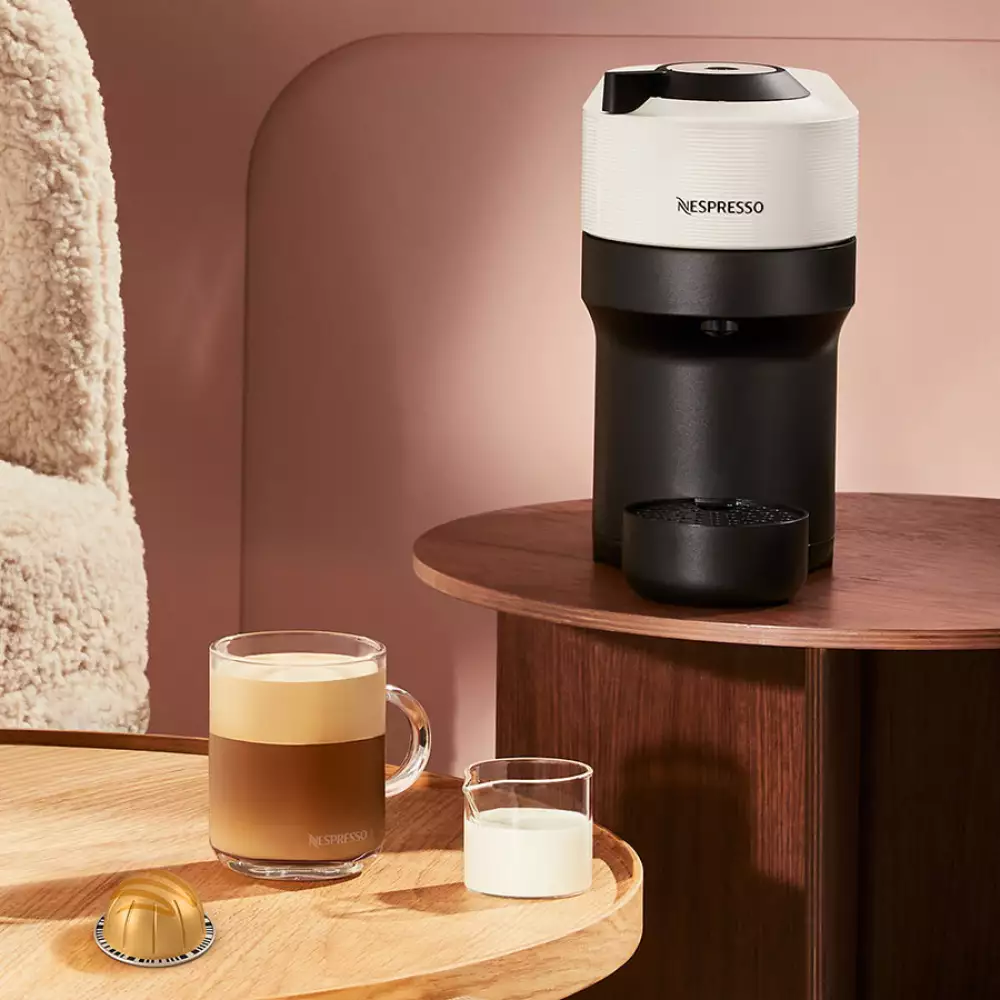 Máquina de Café Nespresso Vertuo Pop Compacta Roja - Home Sentry