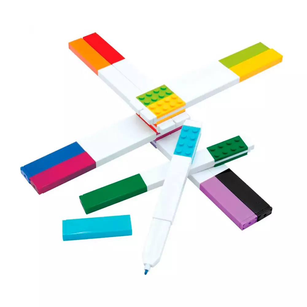 Marcadores Iconic Lego Set 10 Ahoscssan1006