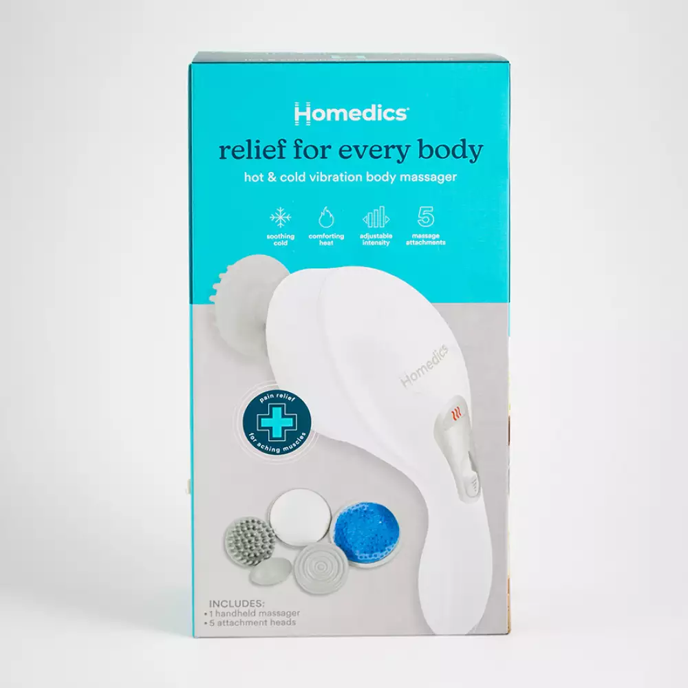 Masajeador Cuerpo Homedics Frio Calor 5 Accesorios HHP-256HJ