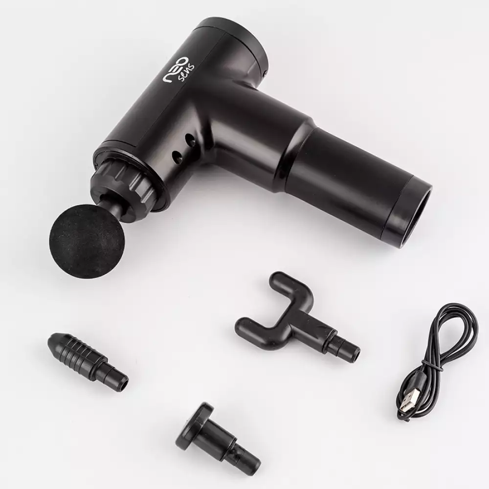 Masajeador Neo Sens Muscular Percutor Gun + Bascula Neo Sens Digit