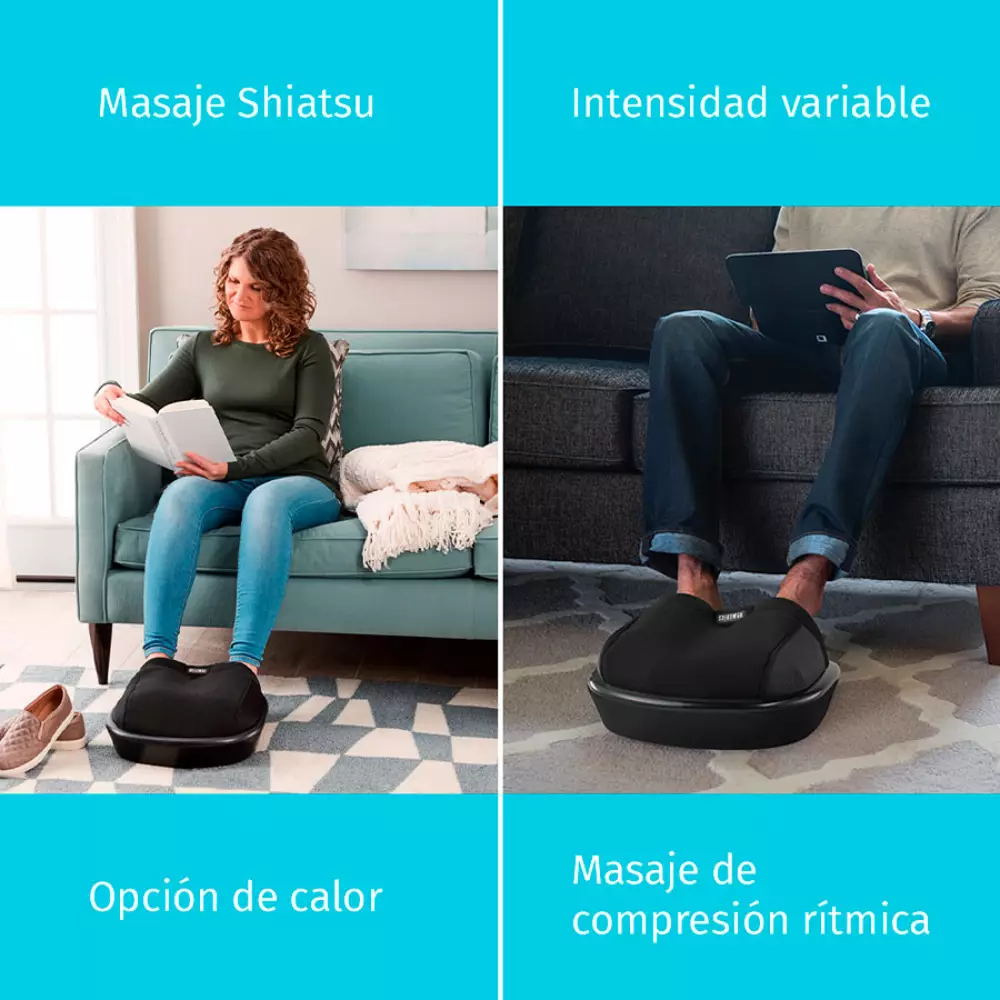 Masajeador Pies Homedics Shiatsu Air Max Fms-307Hj
