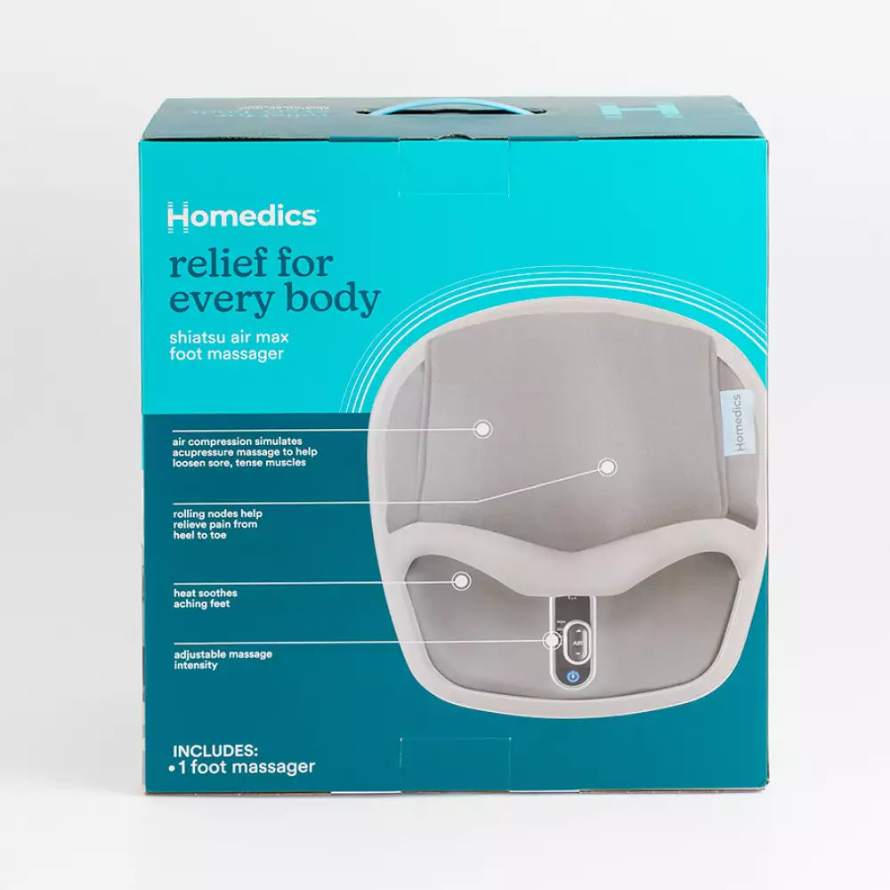 Masajeador Shiastu Homedics Air Max Calor FMS-307HJ-GY