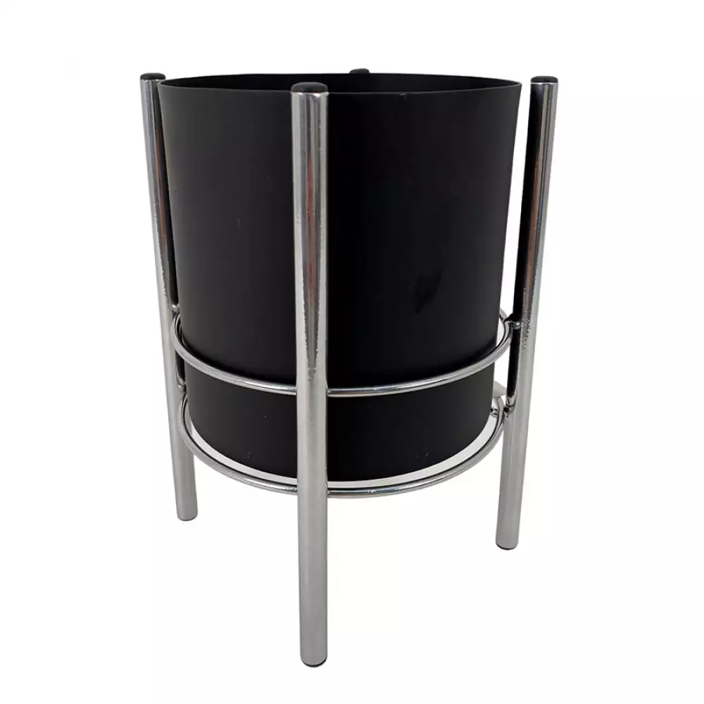 Matera Concepts Base 16X20X16Cm Blanco Negro Hierro 567-53167