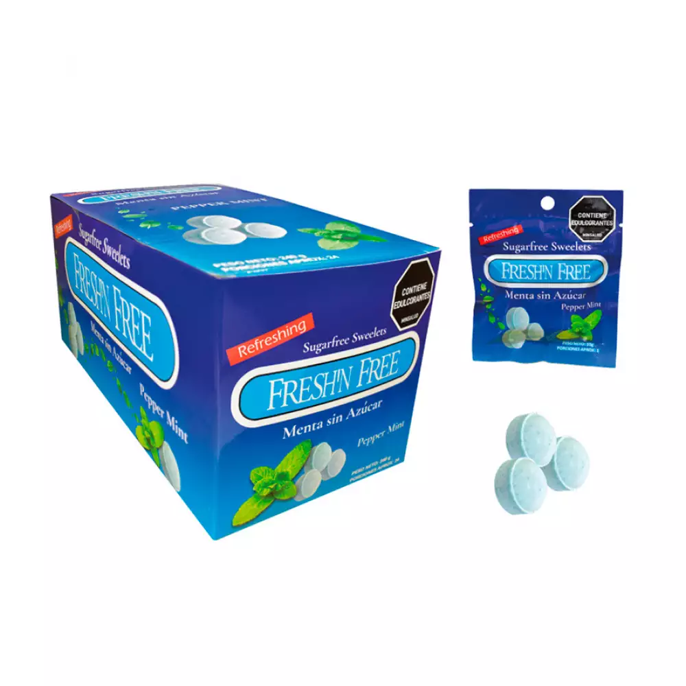 Menta Freshn Free Azul 10 Gr 10905