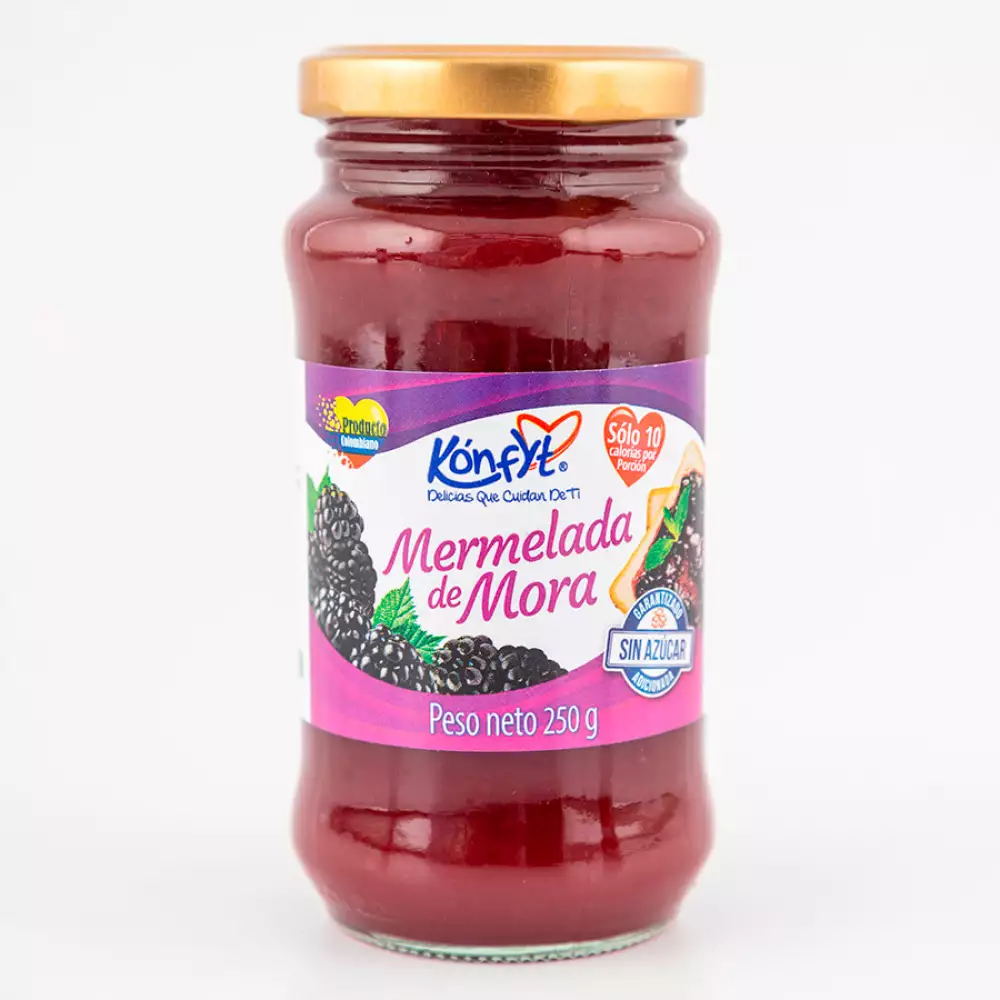 Mermelada Konfyt 250 Gr Mora 0086
