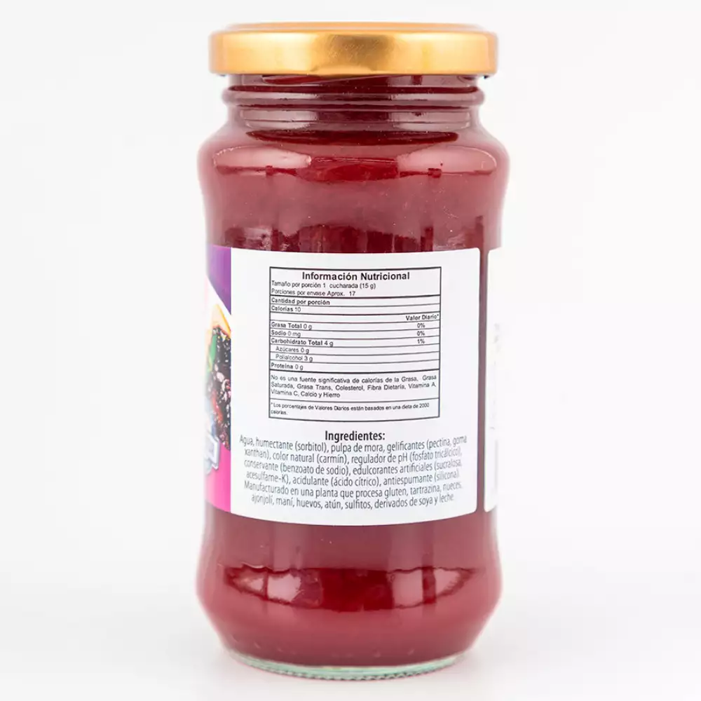 Mermelada Konfyt 250 Gr Mora 0086