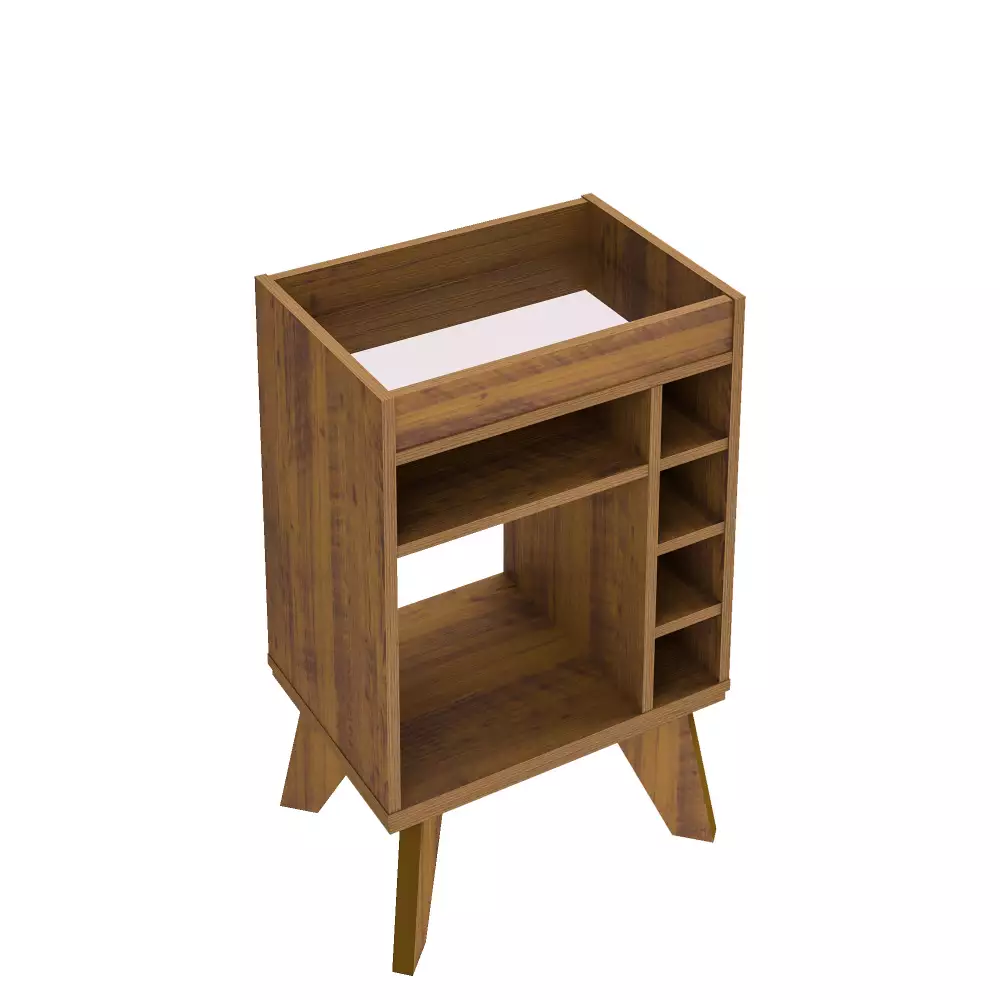 Mesa Auxiliar Bertolini Bar 45X72X32Cm Cafe Mdp 4102