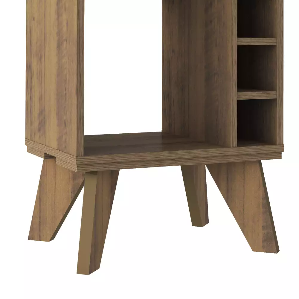 Mesa Auxiliar Bertolini Bar 45X72X32Cm Cafe Mdp 4102