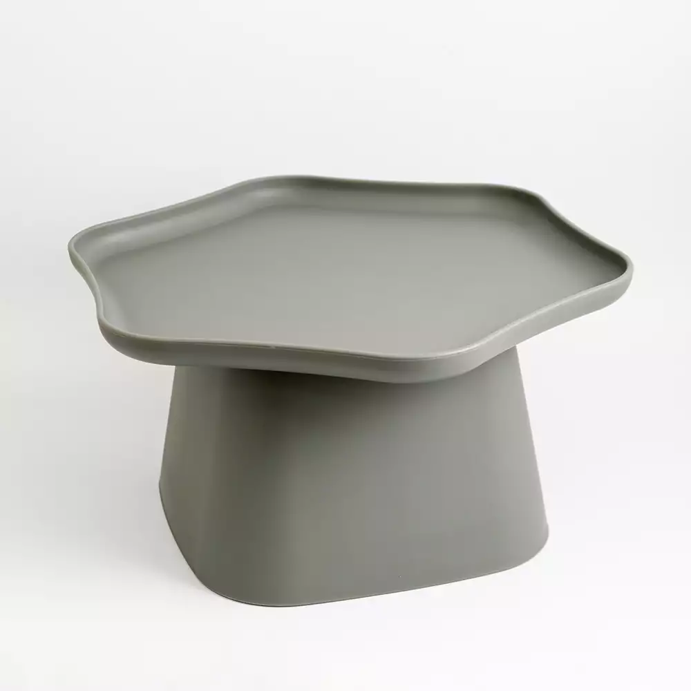 Mesa Auxiliar Expressions Colmena 50X28X56Cm Gris Plastico Ge10D0