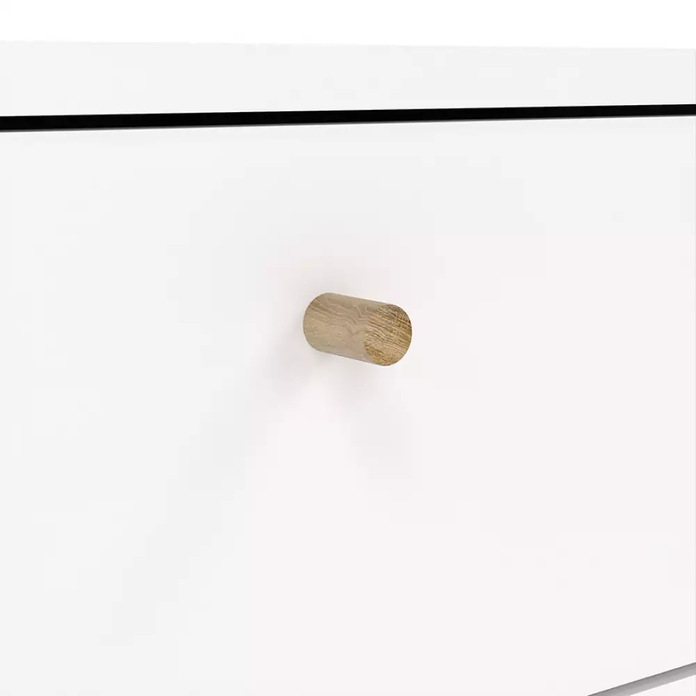 Mesa Noche Tvilum Bodo 50X72X39Cm Blanco