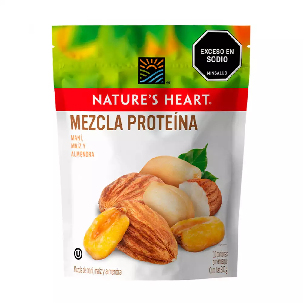 Mezcla Proteina Natures Hearth 300 Gr Mani Mezcla Proteina-1