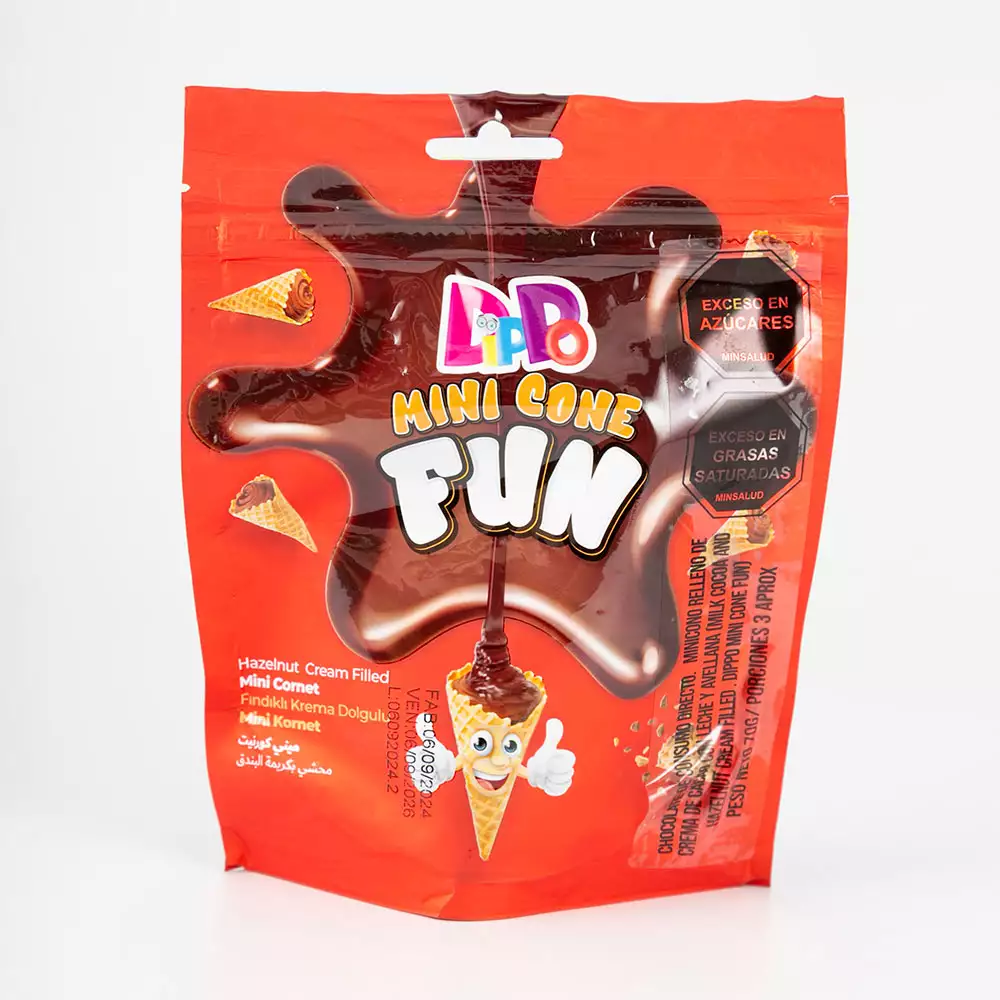 Mini Conos Dippo Fun 70 Gr Chocolate 4615