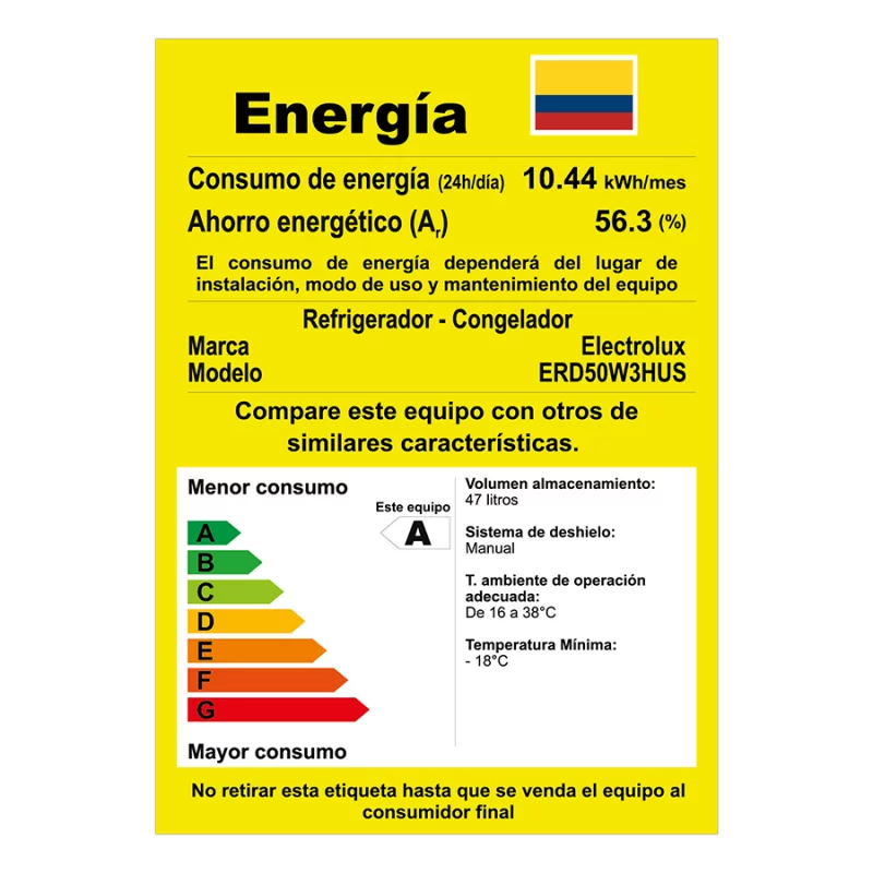 Minibar Electrolux 47 Lt Gris Erd50W3Hus