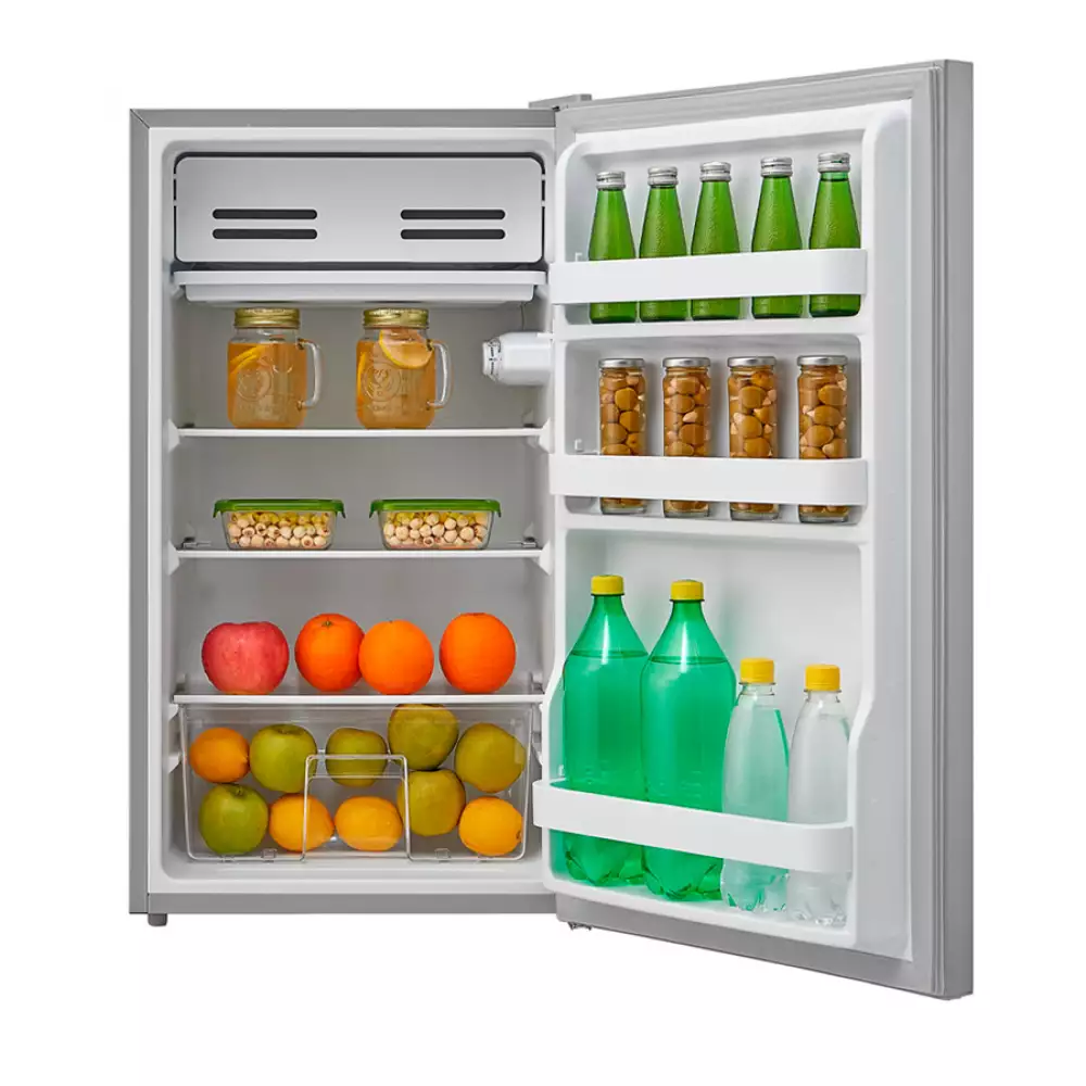 Minibar mabe 47x86x45cm gris 21.4 kg 93 lt 115 v acero inox