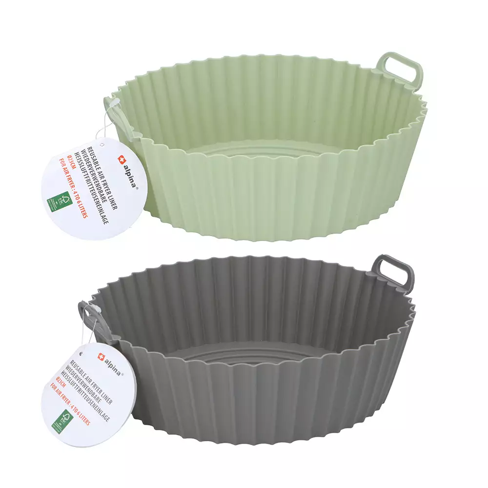 Molde Airfryer Alpina 23 Cm Multicolor Silicona 871125250029