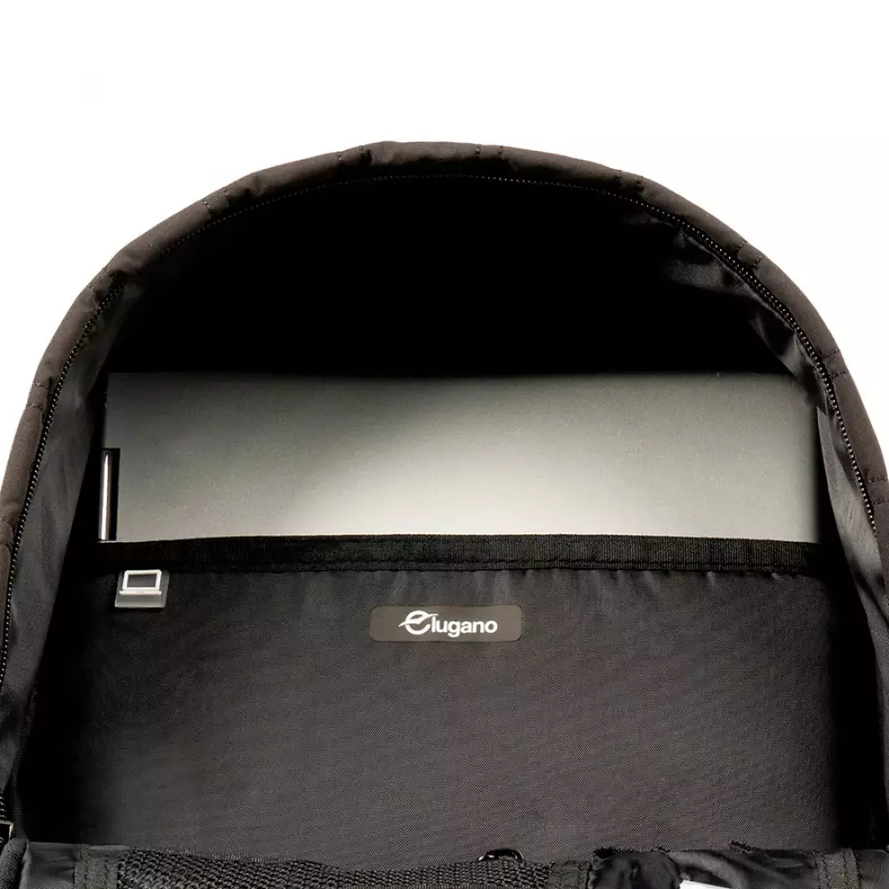 Morral Lugano Glide 27X39X27Cm Negro Poliester 24128