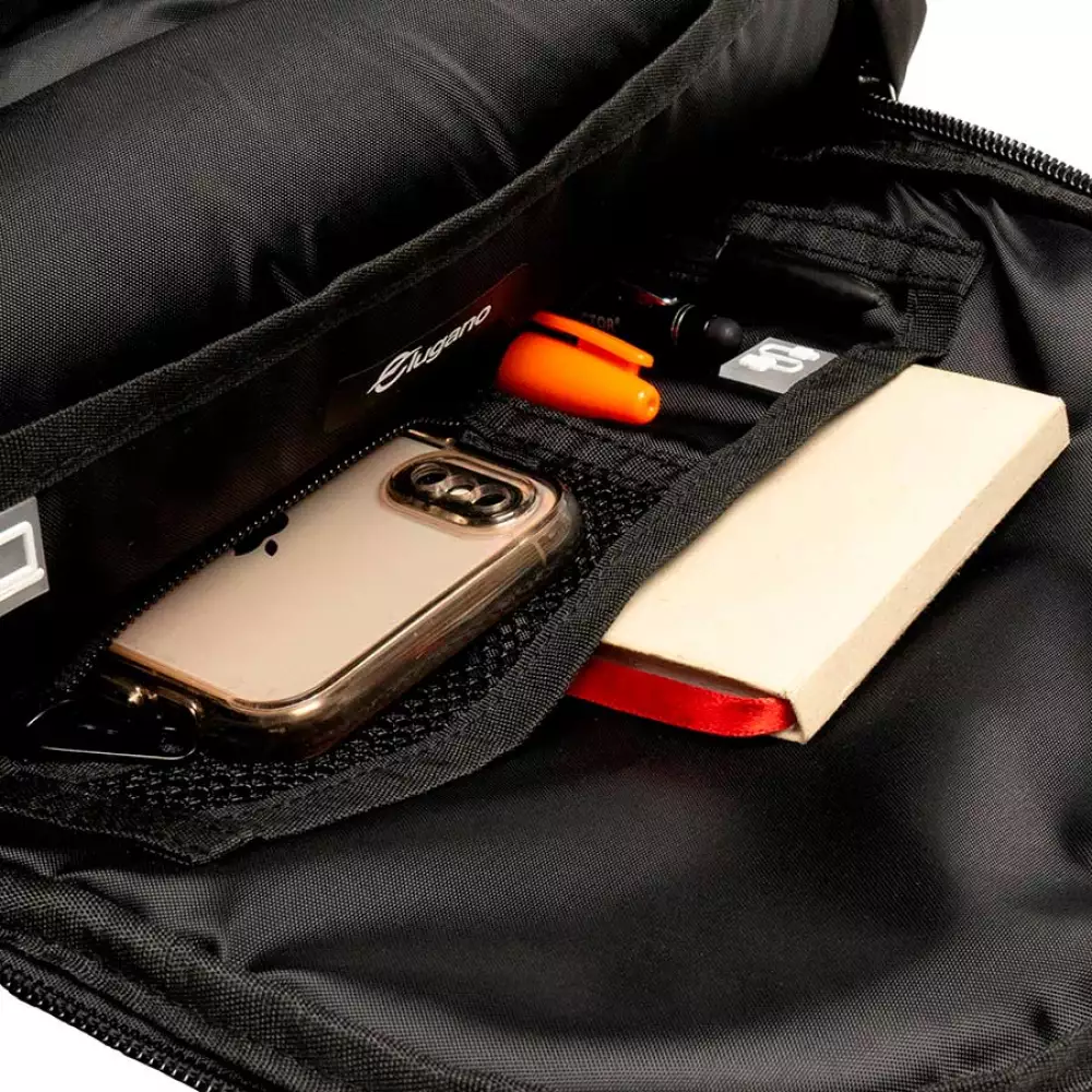 Morral Lugano Glide Mini 27X39X27Cm Negro Poliester 24210