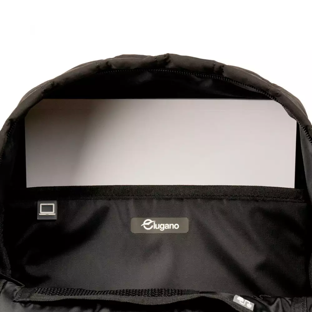 Morral Lugano Glide Mini 27X39X27Cm Negro Poliester 24210