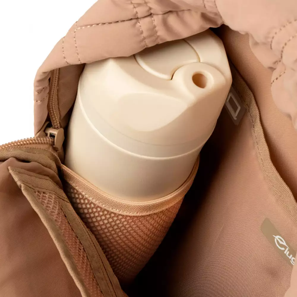 Morral Lugano Glide Mini 27X39X27Cm Taupe Poliester 24210